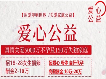 二道江捐卵助孕生子 爱心志愿者招募